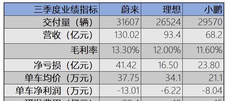  理想汽车,理想L9,理想L8,理想ONE,蔚来,蔚来ET5,小鹏,小鹏P7,小鹏P5,小鹏G9